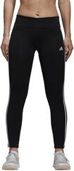 Adidas D2M RR 3S-tights, naisten, musta hinta ja tiedot | Naisten urheiluvaatteet | hobbyhall.fi