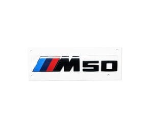 BMW i4 G26 M50 takaluukku tavaratilan kansi takaovi musta kirjoitus tunnus aito 51145A63543 hinta ja tiedot | Lisätarvikkeet autoiluun | hobbyhall.fi