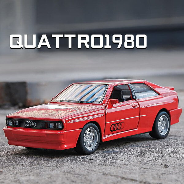 1:36 Quattro 1980 911 Turbo M3 metalliseoksesta leluauton painevalut Super Sport Vehicles -malli lasten syntymäpäivälahjoihin