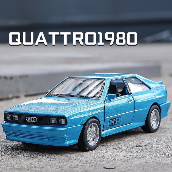 1:36 Quattro 1980 911 Turbo M3 metalliseoksesta leluauton painevalut Super Sport Vehicles -malli lasten syntymäpäivälahjoihin