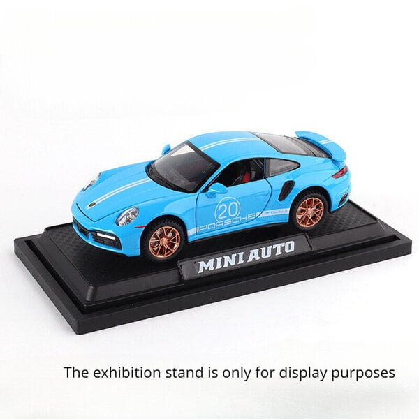 1:32 911 Turbo S -metalliseoksesta valmistettu autolelu Malli metallirunko Diecasts Super Sport -auto vetotoiminnolla Ajoneuvolelut lapsille Lahjat