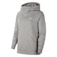 Nike naisten huppari NSW ESSNTL FLC HOODIE, harmaa