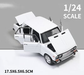 1:24 Mittakaavainen LADA-metalliseosautomalli Diecast Lelut Ajoneuvot Valo- ja ääniefektit Auto pojille Syntymäpäivälahjat Lasten Lelut Autokokoelma hinta ja tiedot | Pienoismallit | hobbyhall.fi