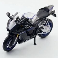 1/12 mittakaava Yamaha YZF-R1M Moottoripyörä malli Lelu metalliseos Diecast Simulaatiomallit Moottoripyöräkokoelma Koriste Pojat Lelut Lahjat hinta ja tiedot | Pienoismallit | hobbyhall.fi