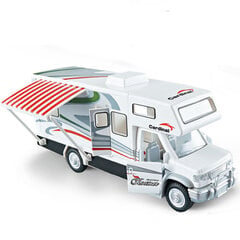 1:28 Diecast Luxury RV vapaa-ajanajoneuvo automalli metalli asuntoauto matkailuauto matkailuauto malli ääni ja valo lasten lelu lahja hinta ja tiedot | Pienoismallit | hobbyhall.fi