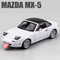 1:32 Mazda MX5 MX-5 Mazda RX7 metalliseos valettu leluautomalli Ääni ja valo Vedettävä takaisin Lasten lelukeräilyt Syntymäpäivälahja hinta ja tiedot | Pienoismallit | hobbyhall.fi