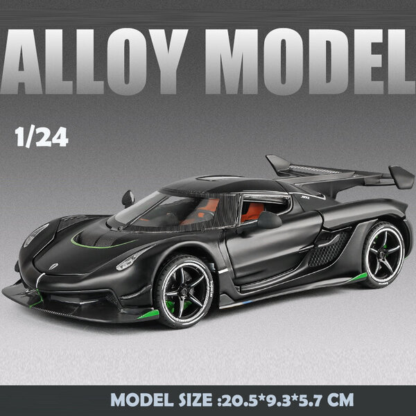 Alloy Koenigsegg Jesko Super Car Model 1/24 1/32 Scale ONE 1 DiecastAjoneuvot Miniatyyri Voiture