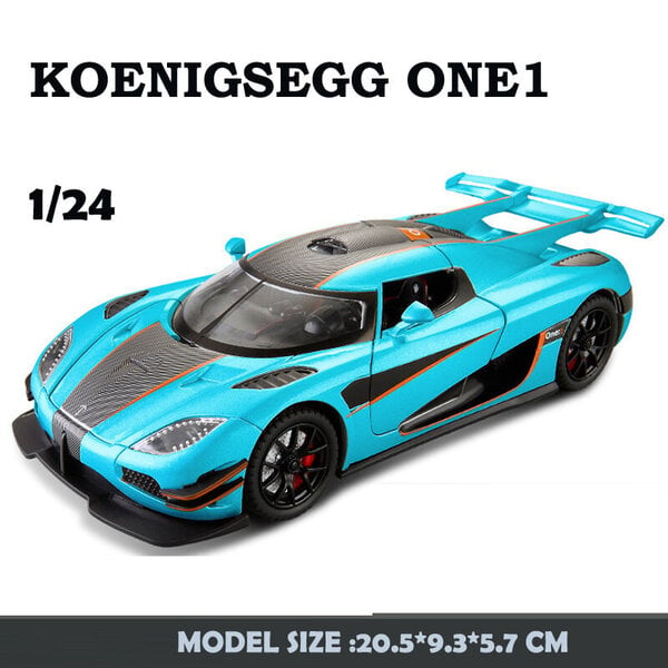 Alloy Koenigsegg Jesko Super Car Model 1/24 1/32 Scale ONE 1 DiecastAjoneuvot Miniatyyri Voiture