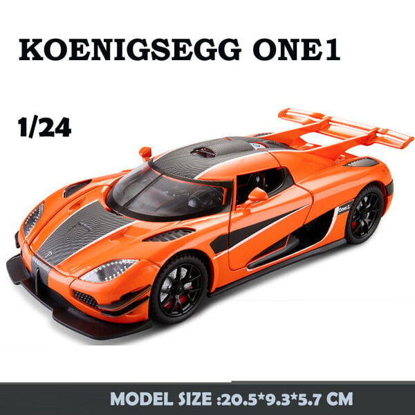 Alloy Koenigsegg Jesko Super Car Model 1/24 1/32 Scale ONE 1 DiecastAjoneuvot Miniatyyri Voiture