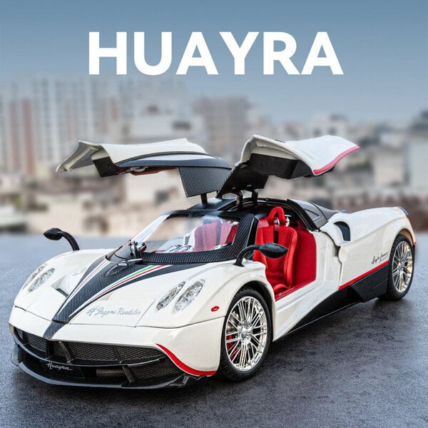 1:18 Pagani Huayra Dinastia Racing Urheiluauto Metalliseoksesta Metalliseoksesta Malli Lelu Ajoneuvo Lelu Auton Ääni & Valokokoelma Poika Lelu Lahja