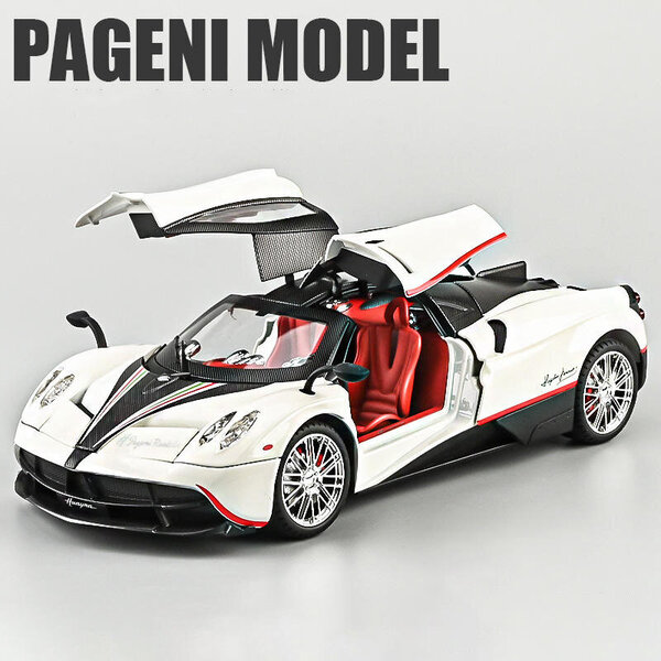 Uusi 1:18 Pagani Huayra Dinastia Supercar metalliseos painevalut & leluajoneuvot metallilelu automalli ääni ja valo Kokoelma lasten lelu