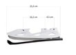 Raven Profession Roller Skate Blades White L hinta ja tiedot | Luistimet | hobbyhall.fi