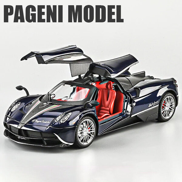 Uusi 1:18 Pagani Huayra Dinastia Supercar metalliseos painevalut & leluajoneuvot metallilelu automalli ääni ja valo Kokoelma lasten lelu