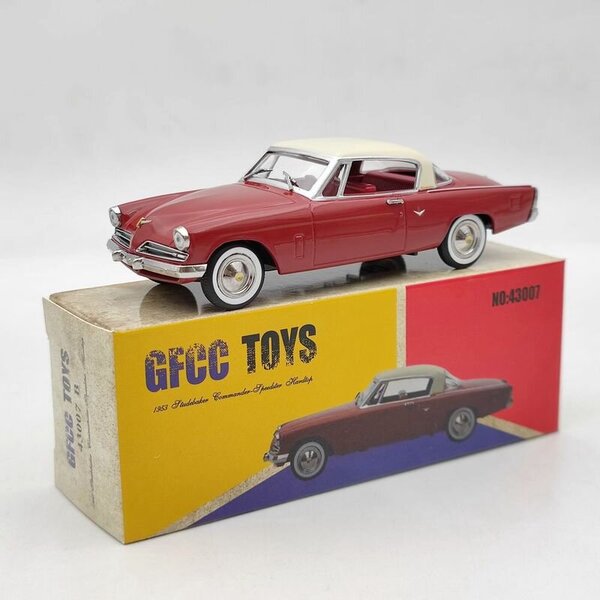 GFCC 1:43 1953 Studebaker Commander-Speedster Hardtop #43007B kevytmetalliautomallin rajoitettu kokoelma