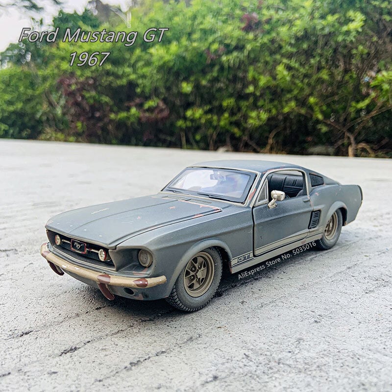 1:24 Vanha 1967 Mustang GT simulointi metalliseos auto malli käsityö koriste kokoelma lelutyökalut lahja hinta ja tiedot | Pienoismallit | hobbyhall.fi