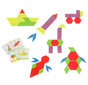 Rakennussarja KidsPro Pattern Blocks, 130 osaa hinta ja tiedot | LEGOT ja rakennuslelut | hobbyhall.fi