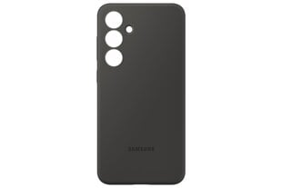 PS721CBE Silikonikotelo Samsung Galaxy S24 FE, Musta hinta ja tiedot | Puhelimen kuoret ja kotelot | hobbyhall.fi