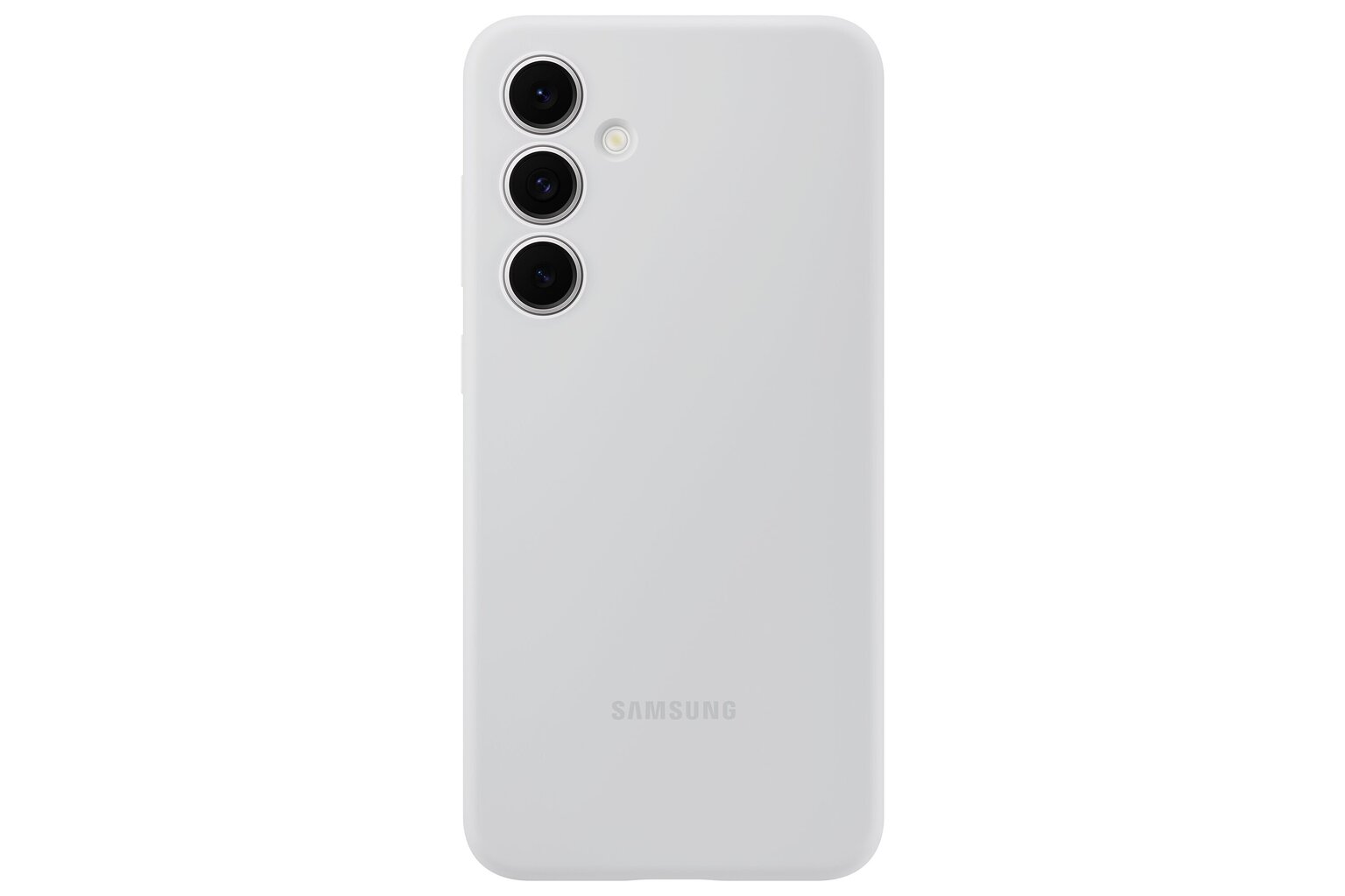 PS721CJE Silikonikotelo Samsung Galaxy S24 FE, Harmaa hinta ja tiedot | Puhelimen kuoret ja kotelot | hobbyhall.fi