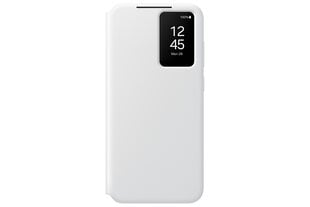 ZS721CWE Smart View Wallet Case Samsung Galaxy S24 FE, White hinta ja tiedot | Puhelimen kuoret ja kotelot | hobbyhall.fi