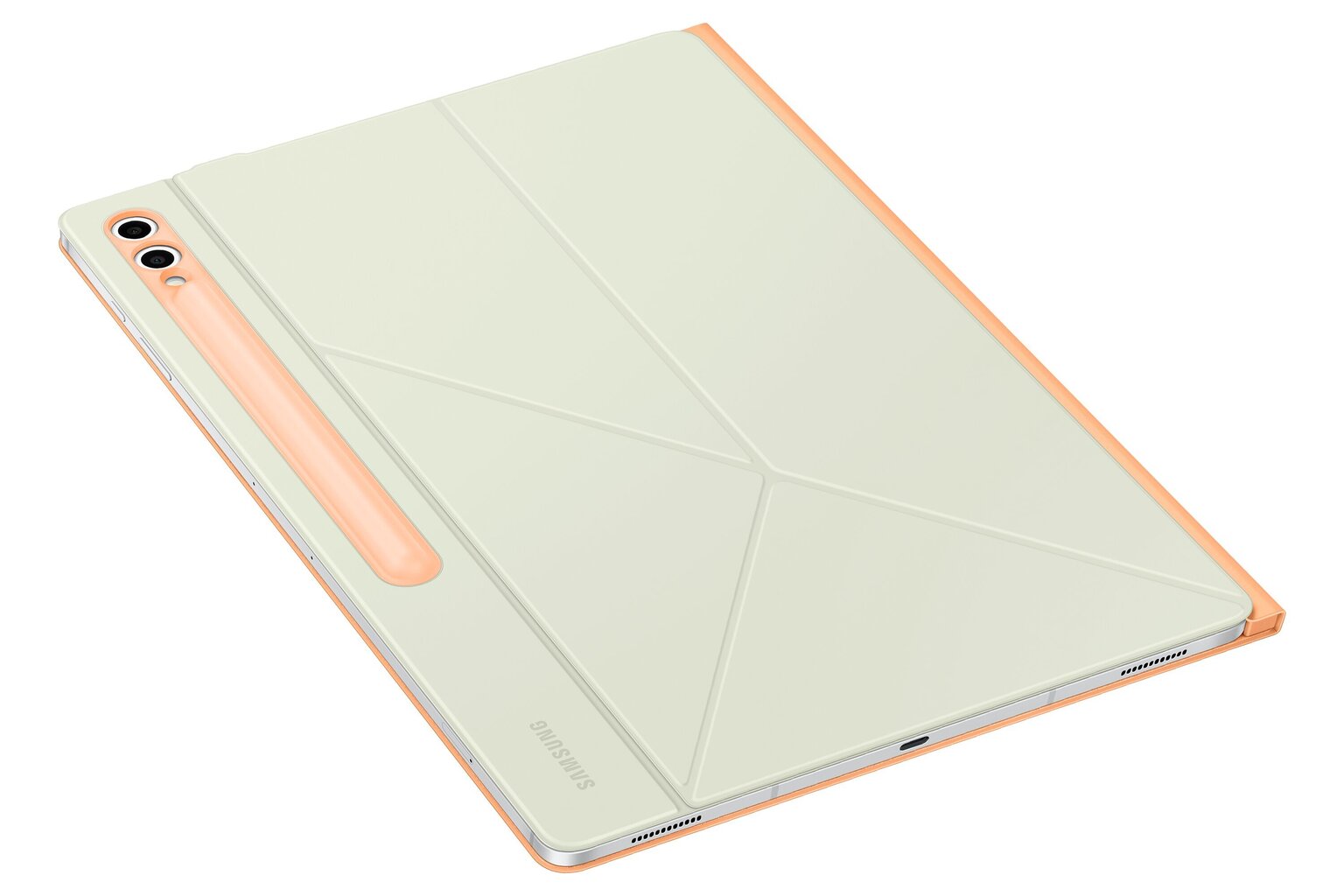 BX910POE Smart Book Cover Samsung Galaxy S10 Ultra/Tab S9 Ultra, Oranssi hinta ja tiedot | Tablettien kotelot ja muut tarvikkeet | hobbyhall.fi