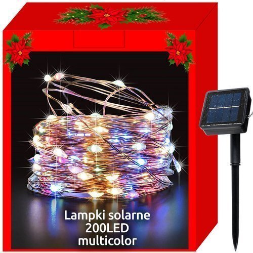 Jouluvalot - johdot 200LED monivärinen hinta ja tiedot | Juhlakoristeet | hobbyhall.fi