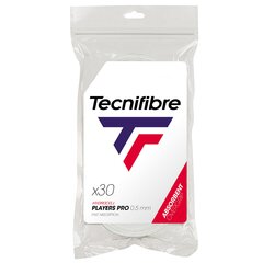 Tennismailan käämit Tecnifibre PLAYERS PRO, 30 kpl, valkoinen hinta ja tiedot | Tennisvälineet | hobbyhall.fi