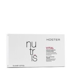 Hiustenlähtöseerumi Koster Nutris Vital, 10x8 ml hinta ja tiedot | Hiusnaamiot, öljyt ja seerumit | hobbyhall.fi