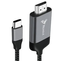 Reagle USB-C/HDMI, 2 vuotta hinta ja tiedot | Kaapelit ja adapterit | hobbyhall.fi