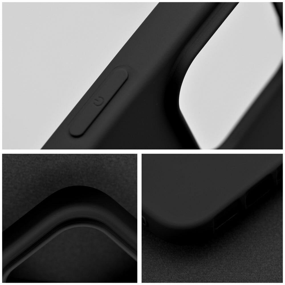 Forcell Silicone, iPhone 16 Pro – Musta hinta ja tiedot | Puhelimen kuoret ja kotelot | hobbyhall.fi