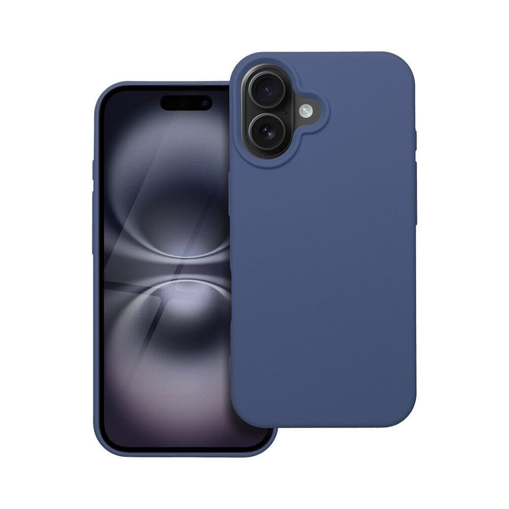 Forcell Silicone, iPhone 16 Plus – Sininen hinta ja tiedot | Puhelimen kuoret ja kotelot | hobbyhall.fi