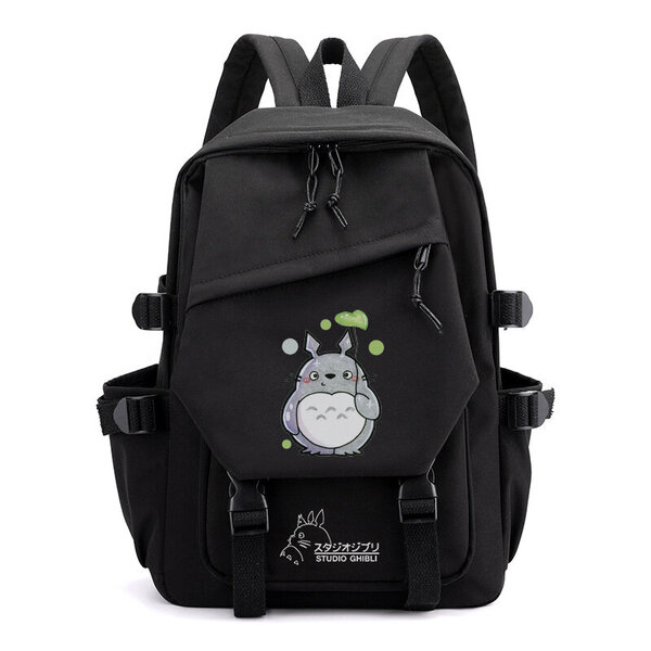 Muoti Söpö Totoro Cat Naisten Reppu Kawaii Kirjalaukku Teini-ikäisille Tytöille Kannettava Reppu Opiskelija Koululaukku Mochila Nainen