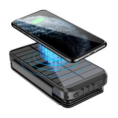 Taitettava Solar Power Bank 43800mAh Langaton lataus Solar Panel PD 20W Pikalaturi iPhonelle Samsung Huawei Xiaomi Powerbank hinta ja tiedot | Puhelimen laturit | hobbyhall.fi