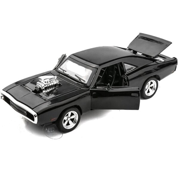 1/32 Fast & Furious 7 1970 Laturi R/T Diecast Alloy Miniature Lelu Automalli Vedä takaisin Sound Light Collection Lahja Lapselle