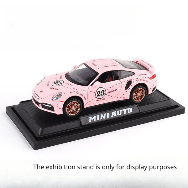 1:32 911 Turbo S -metalliseoksesta valmistettu autolelu Malli metallirunko Diecasts Super Sport -auto vetotoiminnolla Ajoneuvolelut lapsille Lahjat