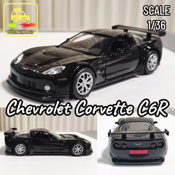 1:36 Chevrolet Corvette C7 -automalli Repilca-ajoneuvo miniatyyri taidefiguurikokoelma Hobby Kid -lelu pojalle Joululahja