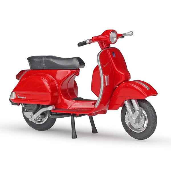 1:18 2016 VESPA PX 125 metalliseos Diecast moottoripyörän mallin joustavat pyörivät pyörät lelu lapsille lahjat lelukokoelma UUSI laatikossa