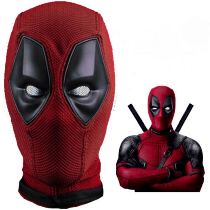 Supersankari Deadpool Cosplay -naamio, Halloween-juhlapuku, Halloween-lahjat hinta ja tiedot | Naamiaisasut | hobbyhall.fi