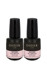 Setti Rakennegeeli pullossa, Didier Lab Builder Gel in a bottle, Natural Rose, 2 x 15ml hinta ja tiedot | Kynsilakat ja kynsienhoitotuotteet | hobbyhall.fi