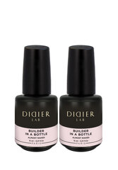 Setti Rakennegeeli pullossa Didier Lab Builder Gel in a bottle, Almost Naked, 2 kpl. x 15ml hinta ja tiedot | Kynsilakat ja kynsienhoitotuotteet | hobbyhall.fi