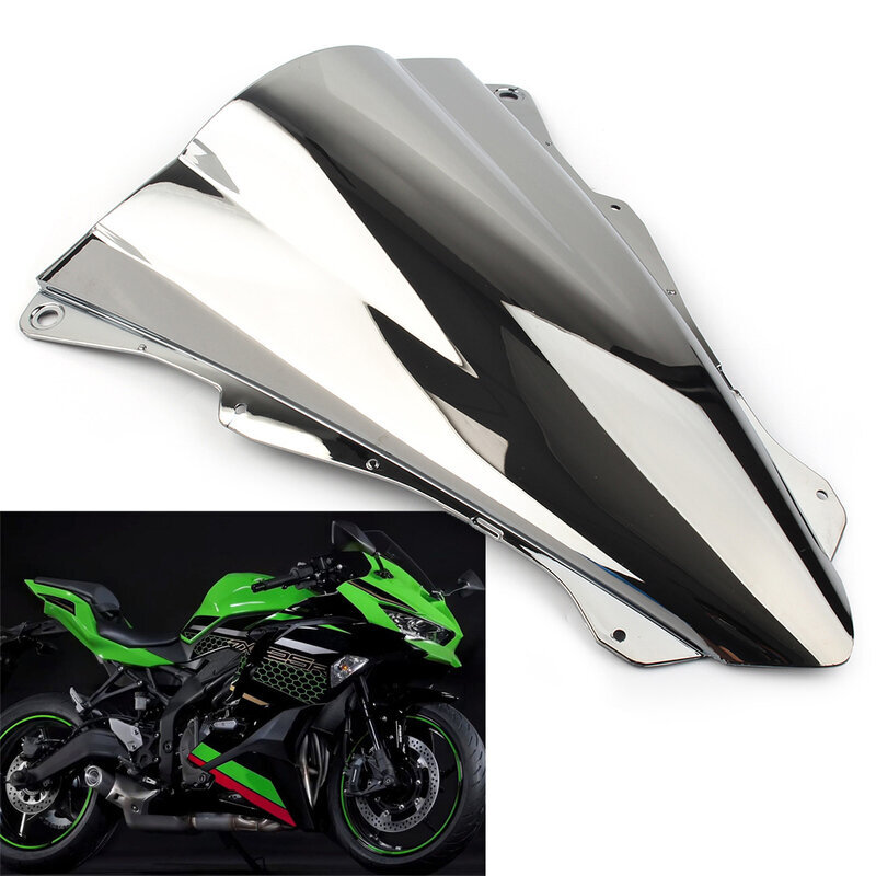 Moottoripyörän tuulilasin tuulilasisuoja Kawasaki Ninja ZX25R 2020 Double Bubble ABS -muoviselle tuulenohjaimelle hinta ja tiedot | Moottoripyörien lisätarvikkeet | hobbyhall.fi