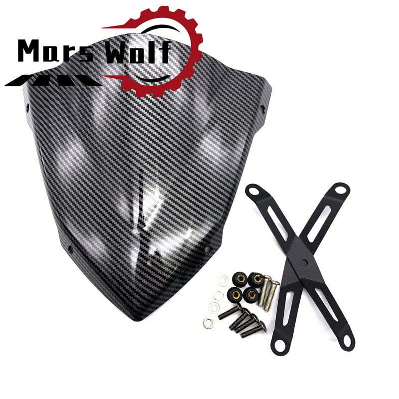 Sopii malleihin YAMAHA MT-03 MT03 MT 03 2020 2021 MT25 MT 25 MT-25 2020 2021 Moottoripyörän tuulilasin tuulilasin alumiinisarjan deflektori hinta ja tiedot | Moottoripyörien lisätarvikkeet | hobbyhall.fi