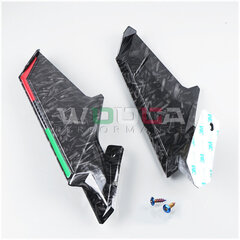 Moottoripyörän yleiset Aero Winglets -etuspoileri CBR650R ZX10RR -aerodynaamiselle siivelle Honda Yamaha Suzuki Kwasaki hinta ja tiedot | Moottoripyörien lisätarvikkeet | hobbyhall.fi