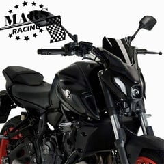 Sopii malleihin YAMAHA FZ07 MT07 MT-07 mt07 2021 2022 moottoripyörän musta tuulilasi tuulilasi alumiinisarja deflektorin suojakotelo hinta ja tiedot | Moottoripyörien lisätarvikkeet | hobbyhall.fi