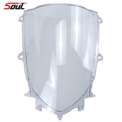 Moottoripyörän urheilullinen tuulilasivisiiri musta tuulilasi sopii YAMAHA YZF R7 2021 2022 YZF-R7 21-22 Double Bubble hinta ja tiedot | Moottoripyörien lisätarvikkeet | hobbyhall.fi