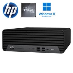 HP 805 G6 SFF Ryzen 5 PRO 4650G 8GB 256SSD M.2 NVME DVD WIN11Pro hinta ja tiedot | Pöytätietokoneet | hobbyhall.fi