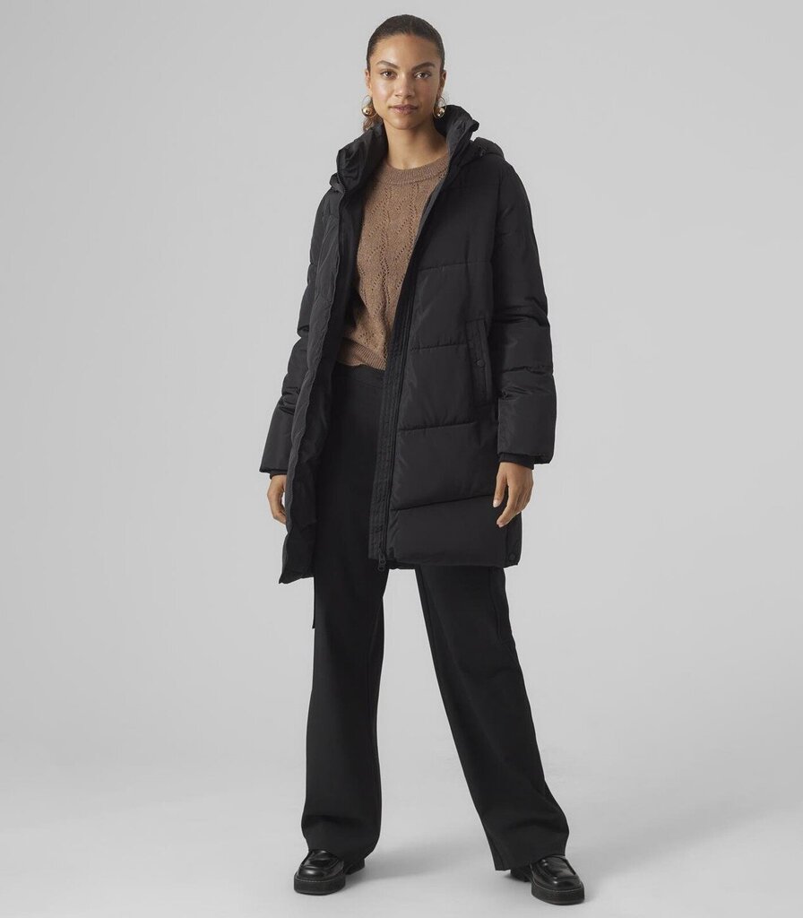 Vero Moda naisten takki 200g 10290436*02, musta/musta 5715425741821 hinta ja tiedot | Naisten ulkoilutakit | hobbyhall.fi