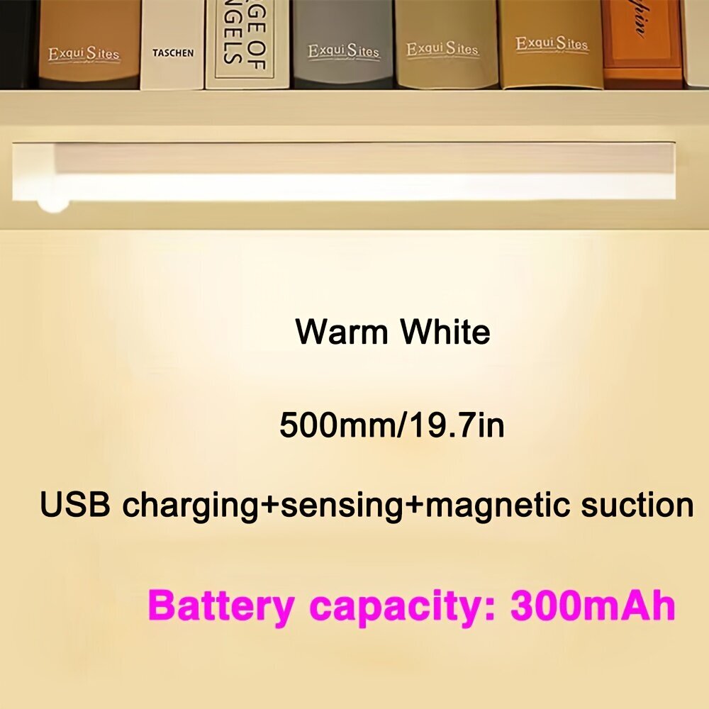 150mAh/200mAh/300mAh LED Liiketunnistin Valo Langaton USB Ladattava Yövalo hinta ja tiedot | Keittiövälineet | hobbyhall.fi