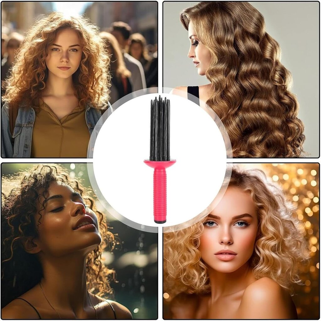 Pyöreä Fluffy Curling Iron, 1kpl hinta ja tiedot | Suoristusraudat ja kihartimet | hobbyhall.fi