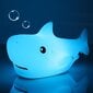 Shark Night Light Kids, 7 väriä vaihtava LED kannettava kosketusvauvan lamppu, USB ladattava silikoni Animal Night Light lapsille päiväkoti taapero (Shark) hinta ja tiedot | Lastenhuoneen valaisimet | hobbyhall.fi