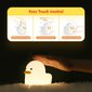 Duck Night Light lapsille, UNEEDE Himmennettävä yövalo lapsille Silikoni Baby Night Light Duck Yövalo kosketusanturilla Ajastin Lastenhuoneen sisustus Makuuhuone hinta ja tiedot | Lastenhuoneen valaisimet | hobbyhall.fi